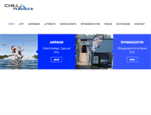 Tablet Screenshot of chill-and-wake.de